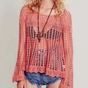 Free People • Annabelle Crochet Sweater